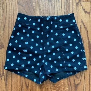 High Waisted PinUp Polka Dot Shorts